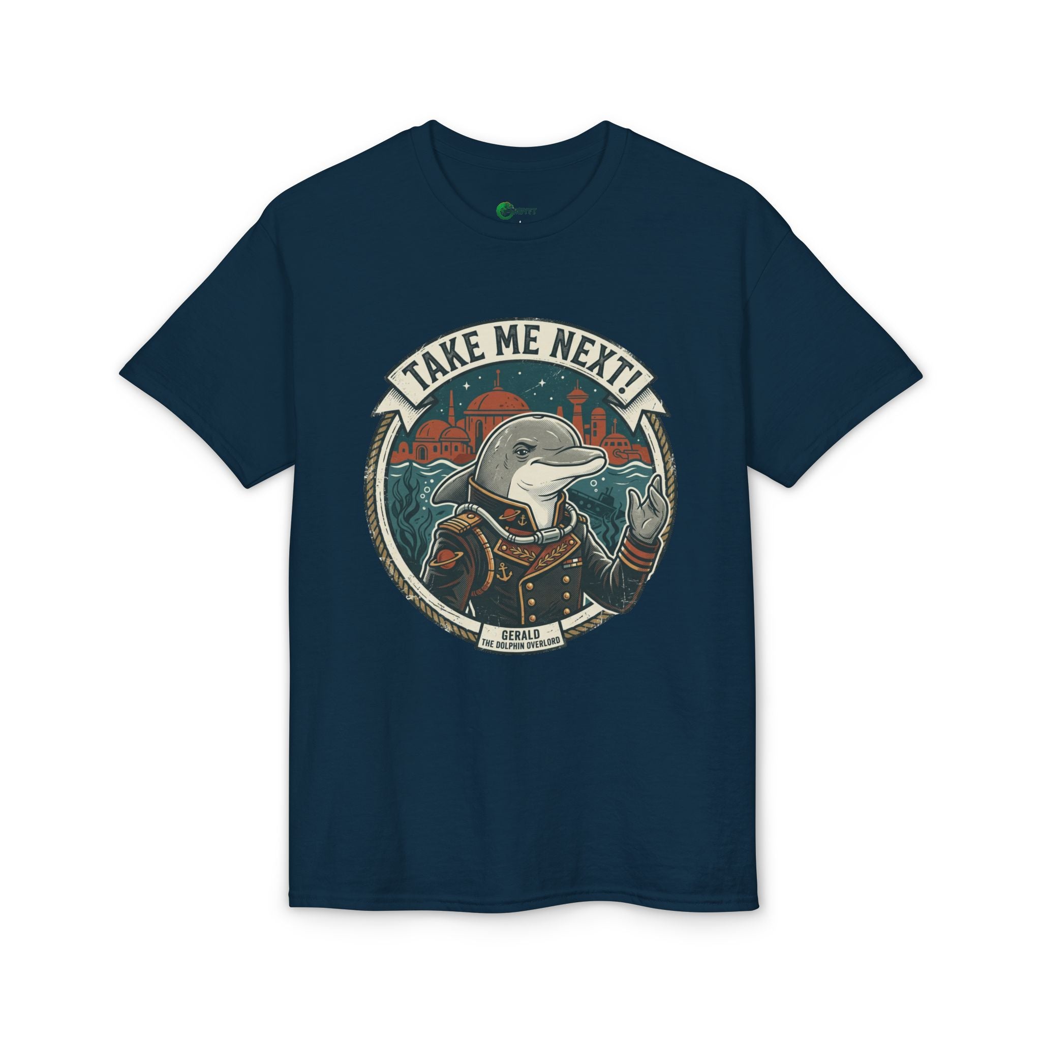 Take Me Next! Gerald the Dolphin Graphic T-Shirt