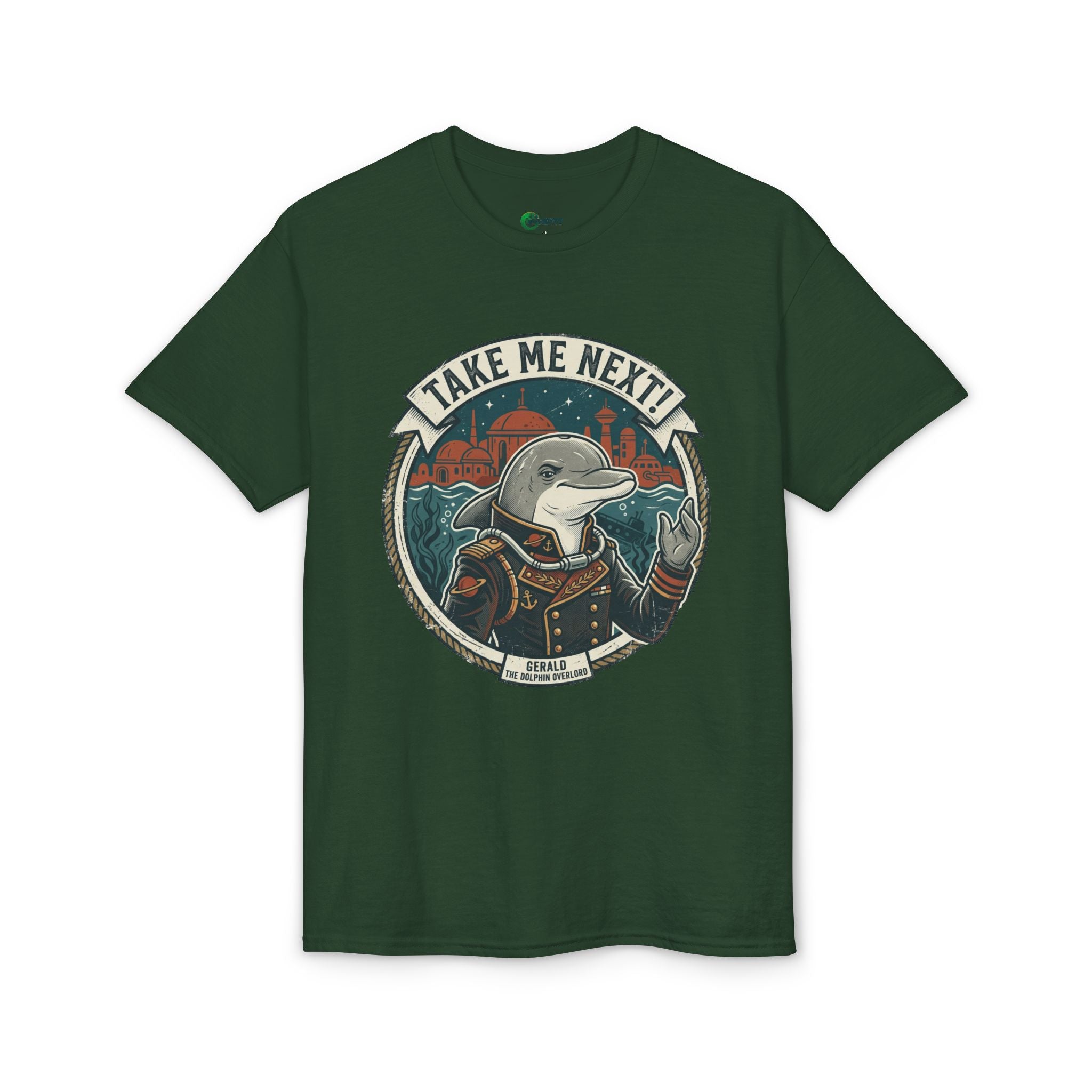 Take Me Next! Gerald the Dolphin Graphic T-Shirt