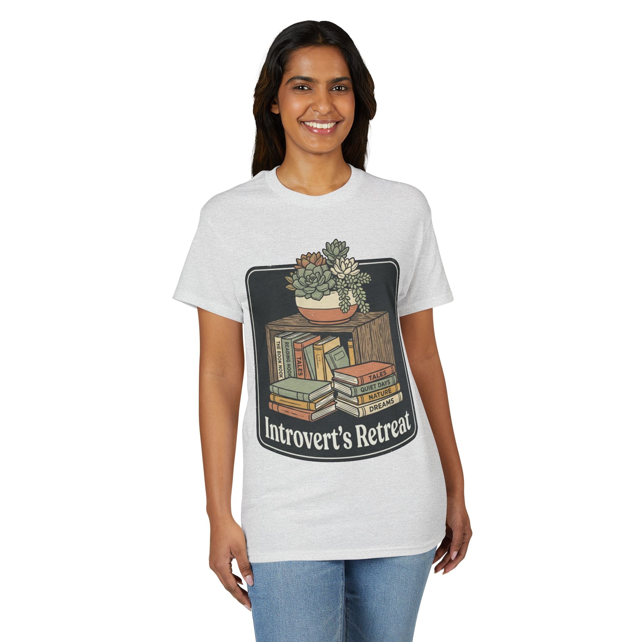 Introvert's Retreat T-Shirt — Cozy Book Lover Graphic Tee
