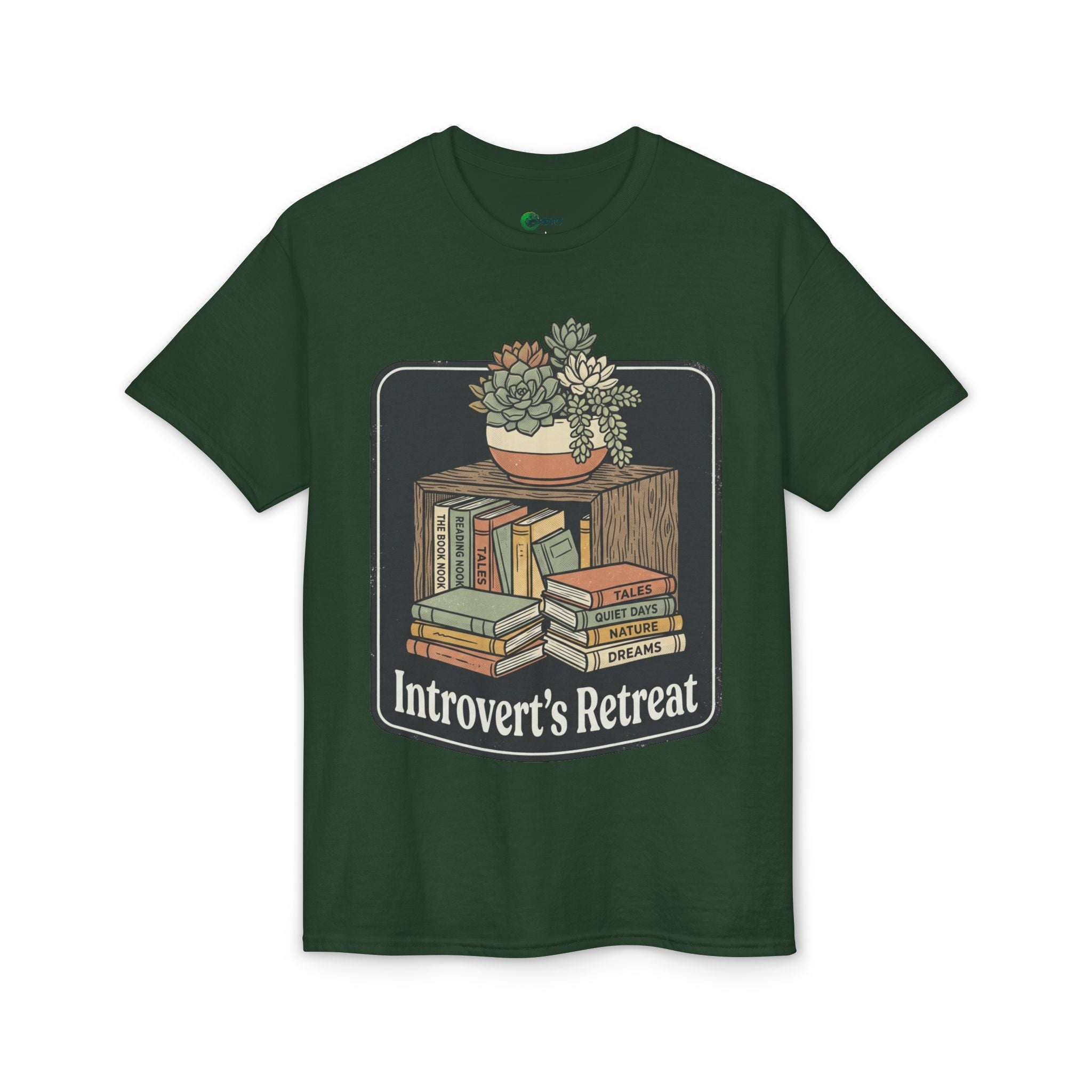 Introvert's Retreat T-Shirt — Cozy Book Lover Graphic Tee
