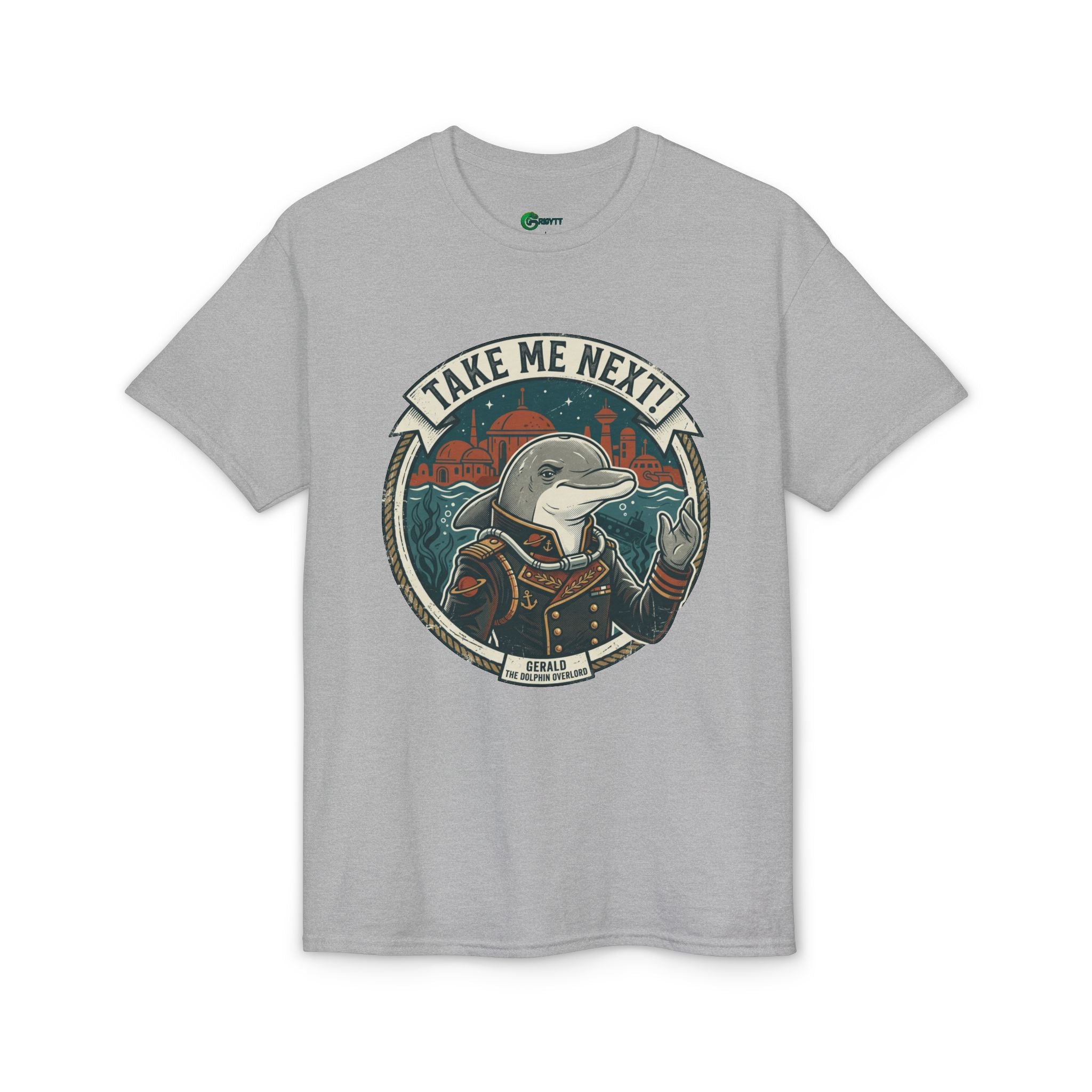 Take Me Next! Gerald the Dolphin Graphic T-Shirt