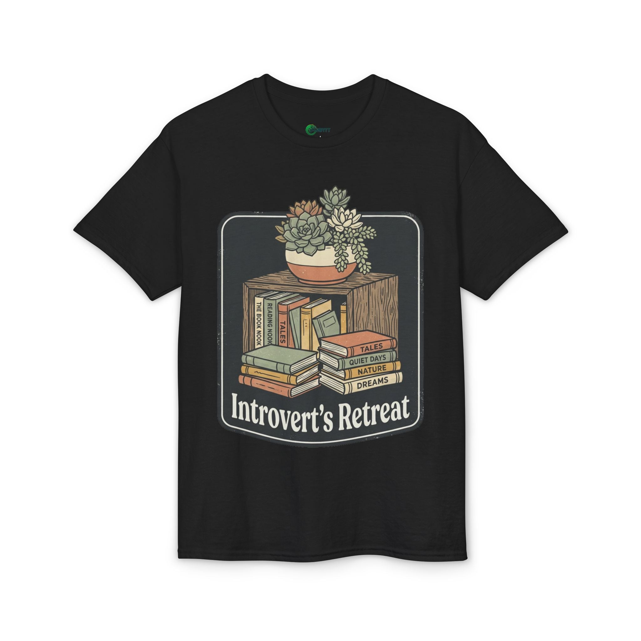 Introvert's Retreat T-Shirt — Cozy Book Lover Graphic Tee