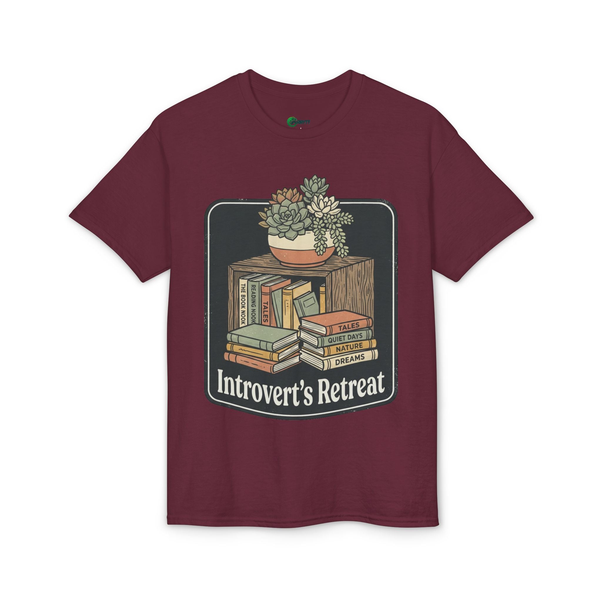 Introvert's Retreat T-Shirt — Cozy Book Lover Graphic Tee