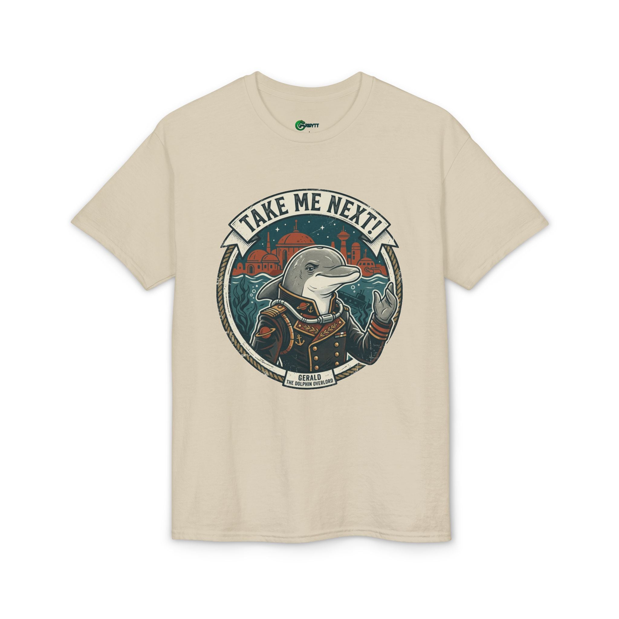 Take Me Next! Gerald the Dolphin Graphic T-Shirt