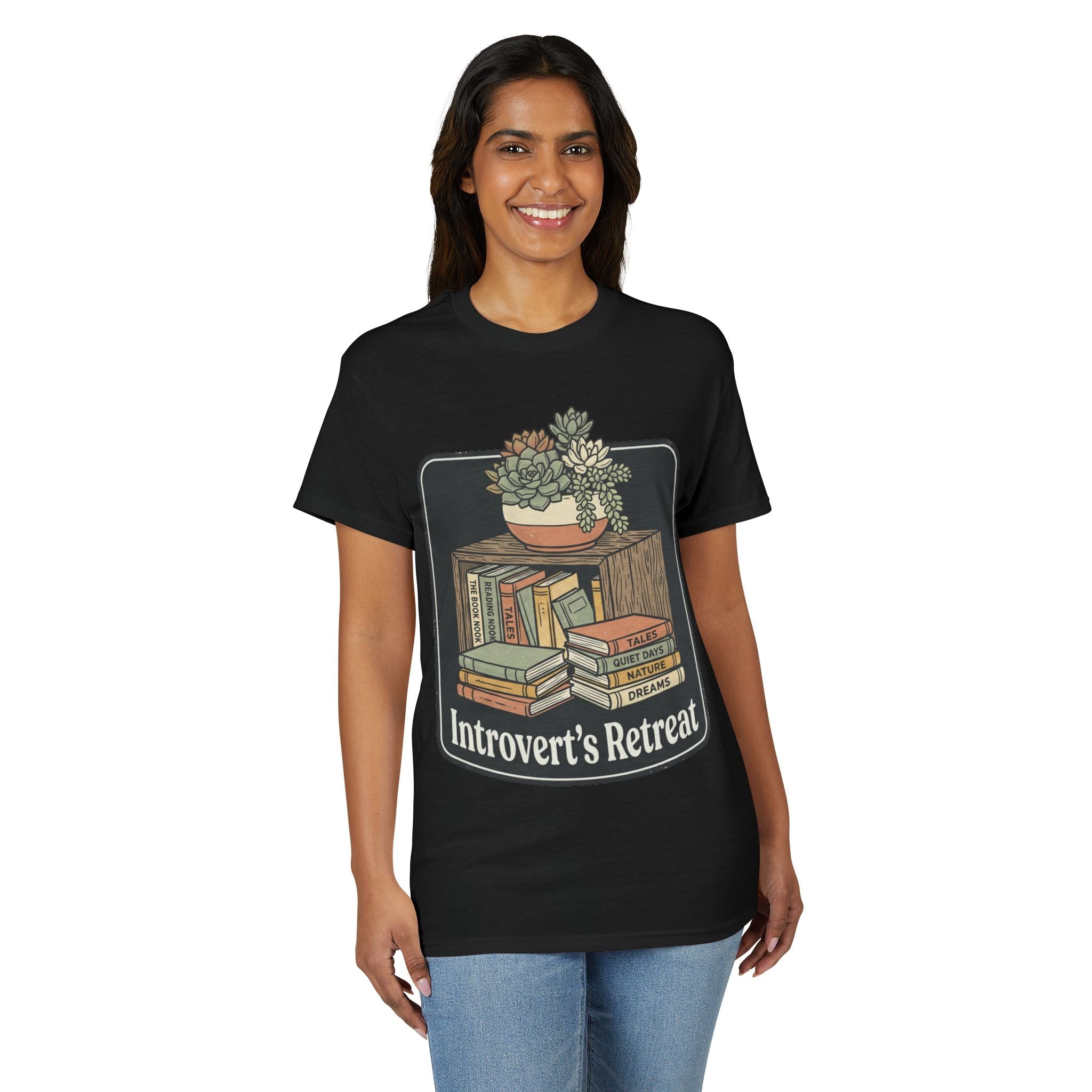 Introvert's Retreat T-Shirt — Cozy Book Lover Graphic Tee