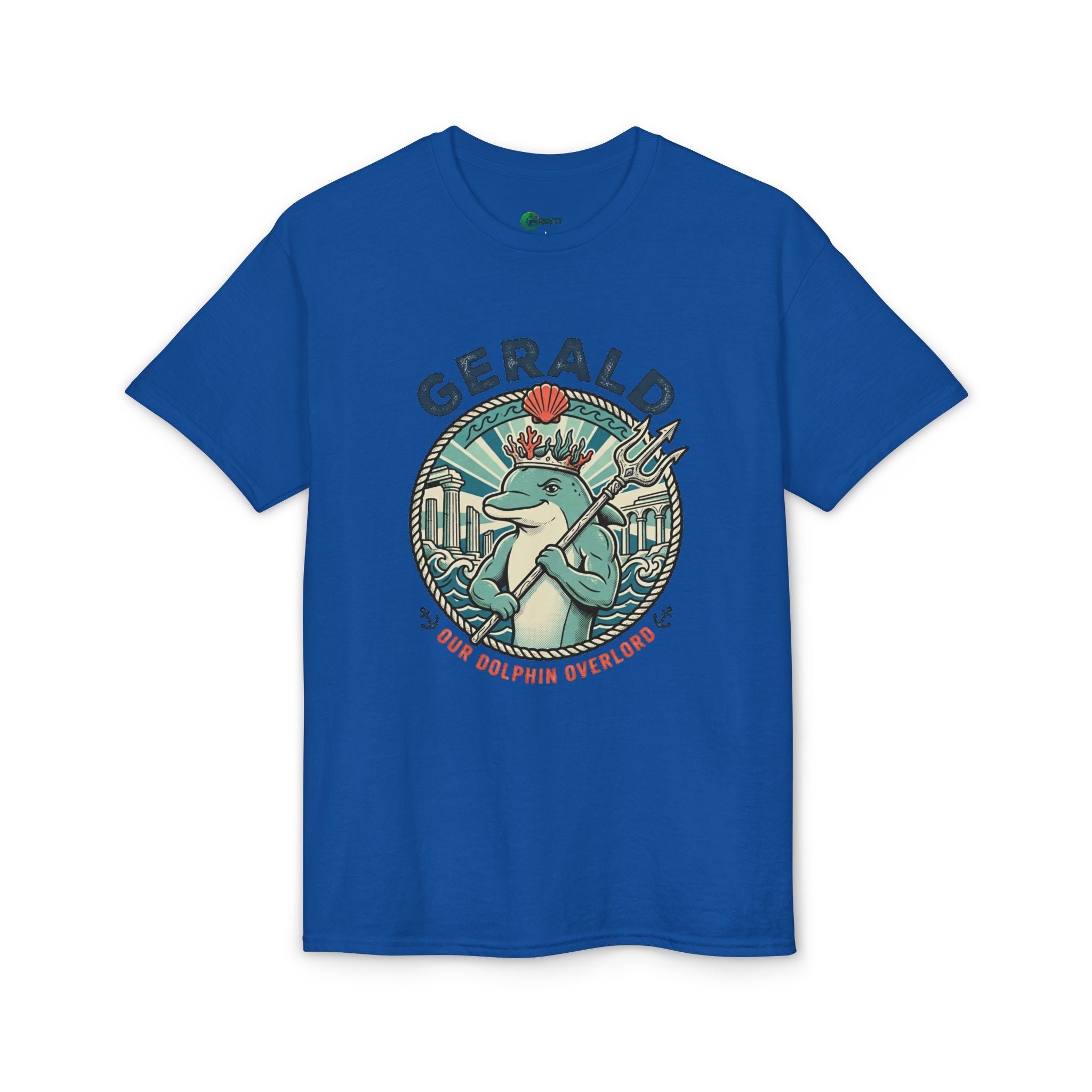Gerald the Dolphin T-Shirt – Retro Coastal Surf Graphic Tee