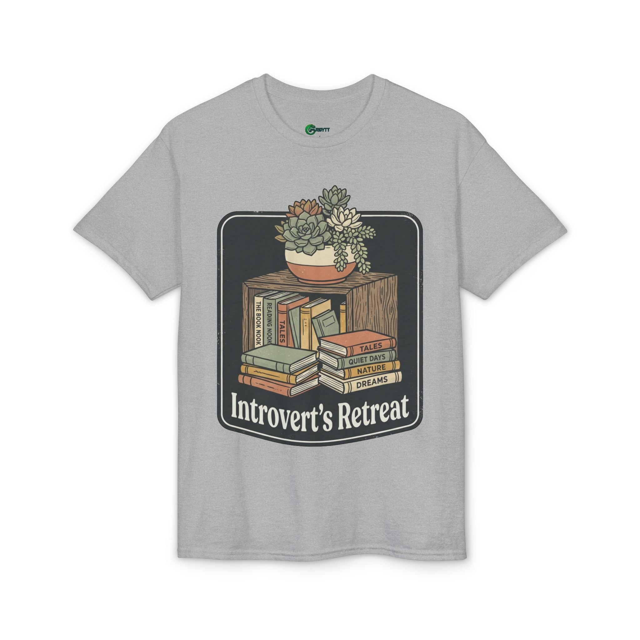 Introvert's Retreat T-Shirt — Cozy Book Lover Graphic Tee