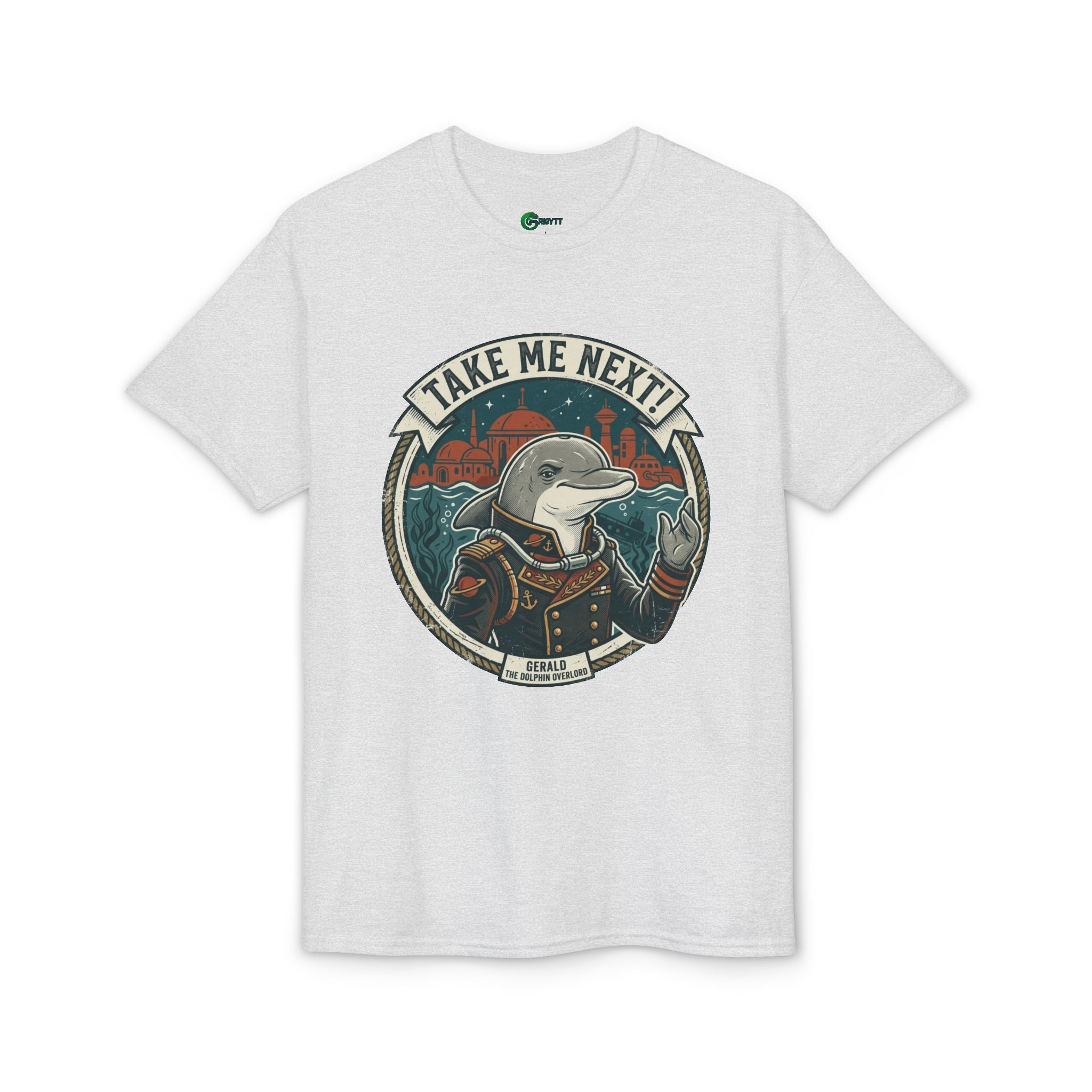 Take Me Next! Gerald the Dolphin Graphic T-Shirt