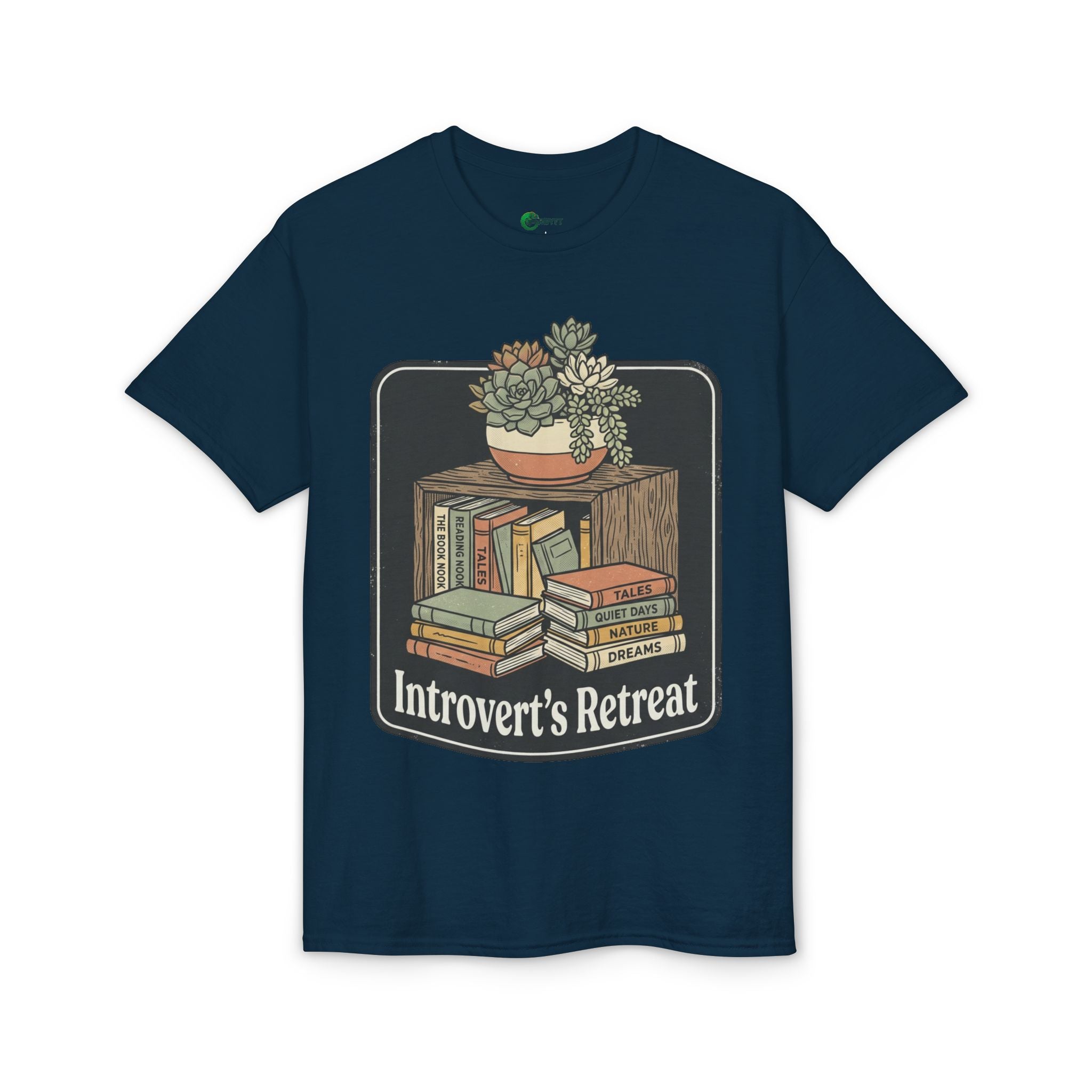 Introvert's Retreat T-Shirt — Cozy Book Lover Graphic Tee