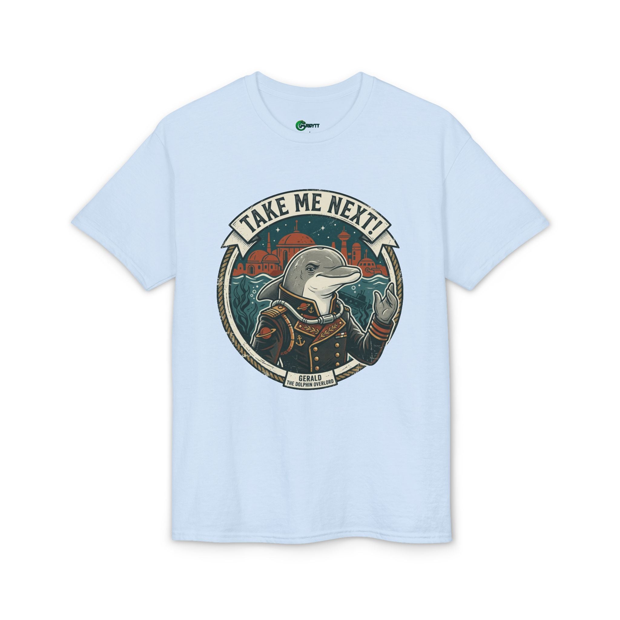 Take Me Next! Gerald the Dolphin Graphic T-Shirt