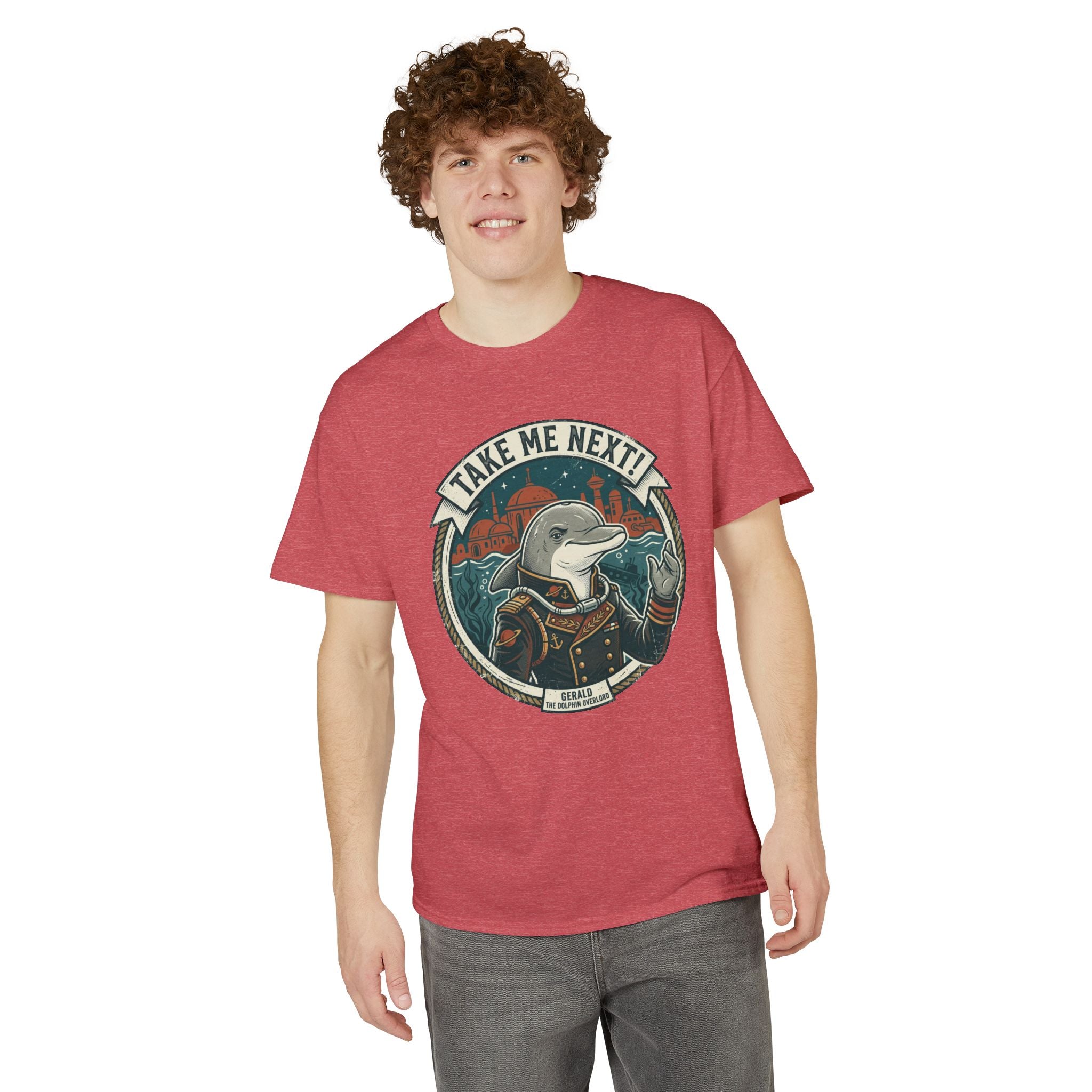 Take Me Next! Gerald the Dolphin Graphic T-Shirt