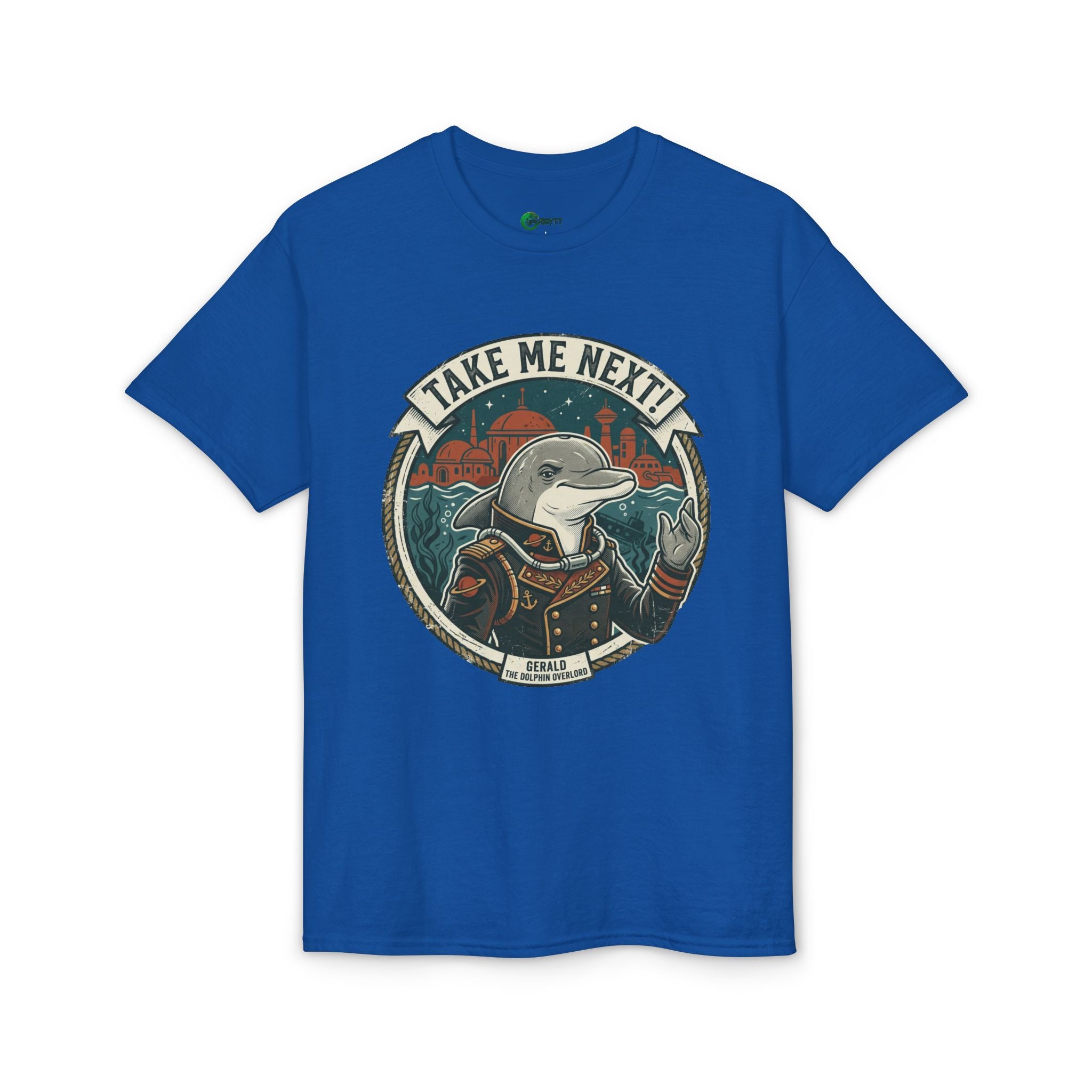 Take Me Next! Gerald the Dolphin Graphic T-Shirt
