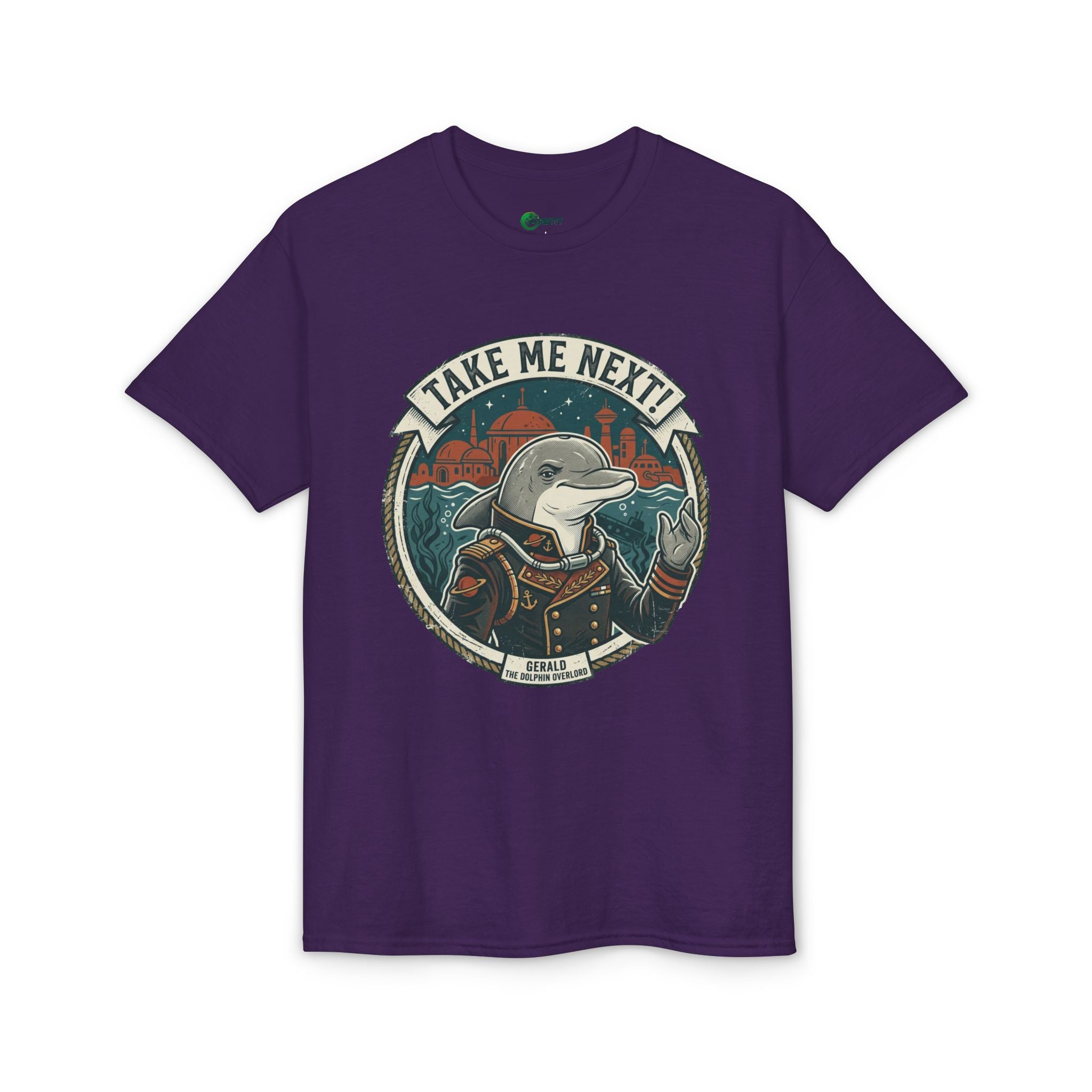 Take Me Next! Gerald the Dolphin Graphic T-Shirt