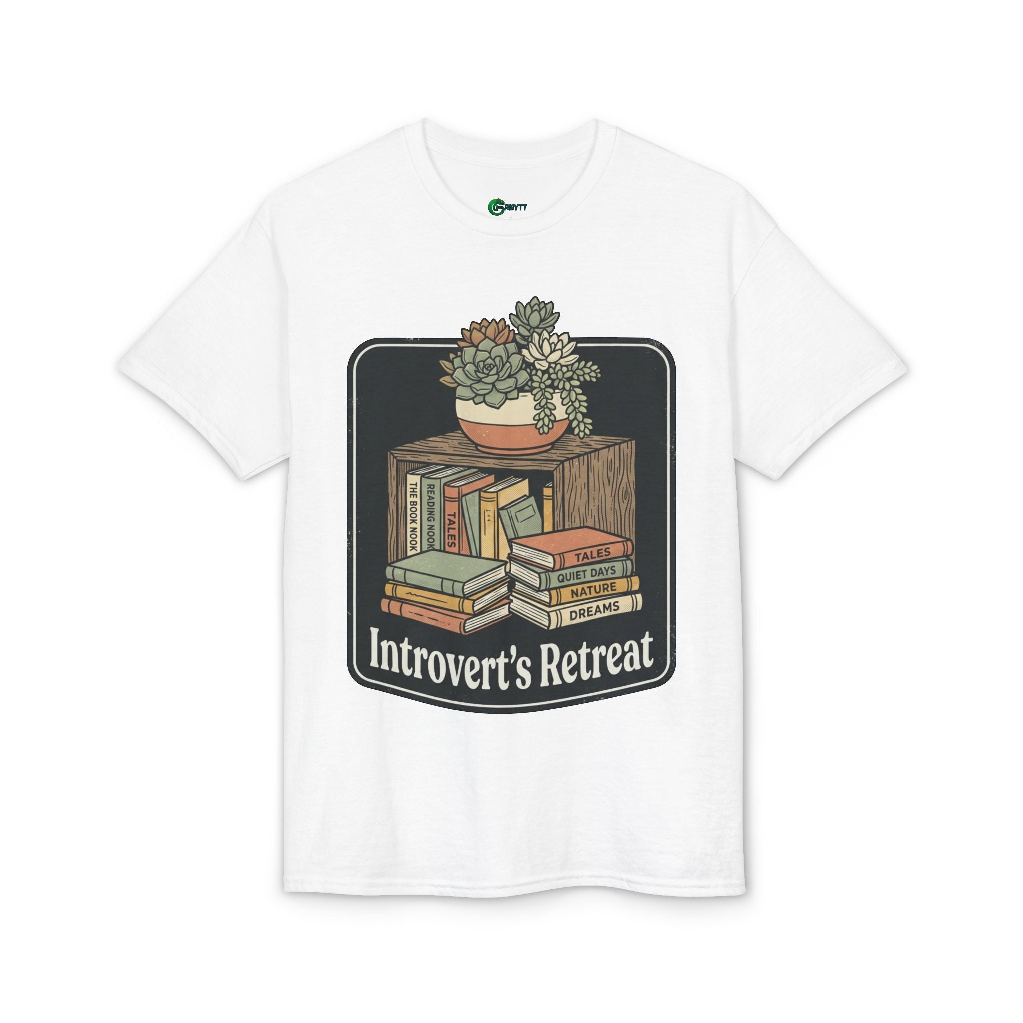 Introvert's Retreat T-Shirt — Cozy Book Lover Graphic Tee