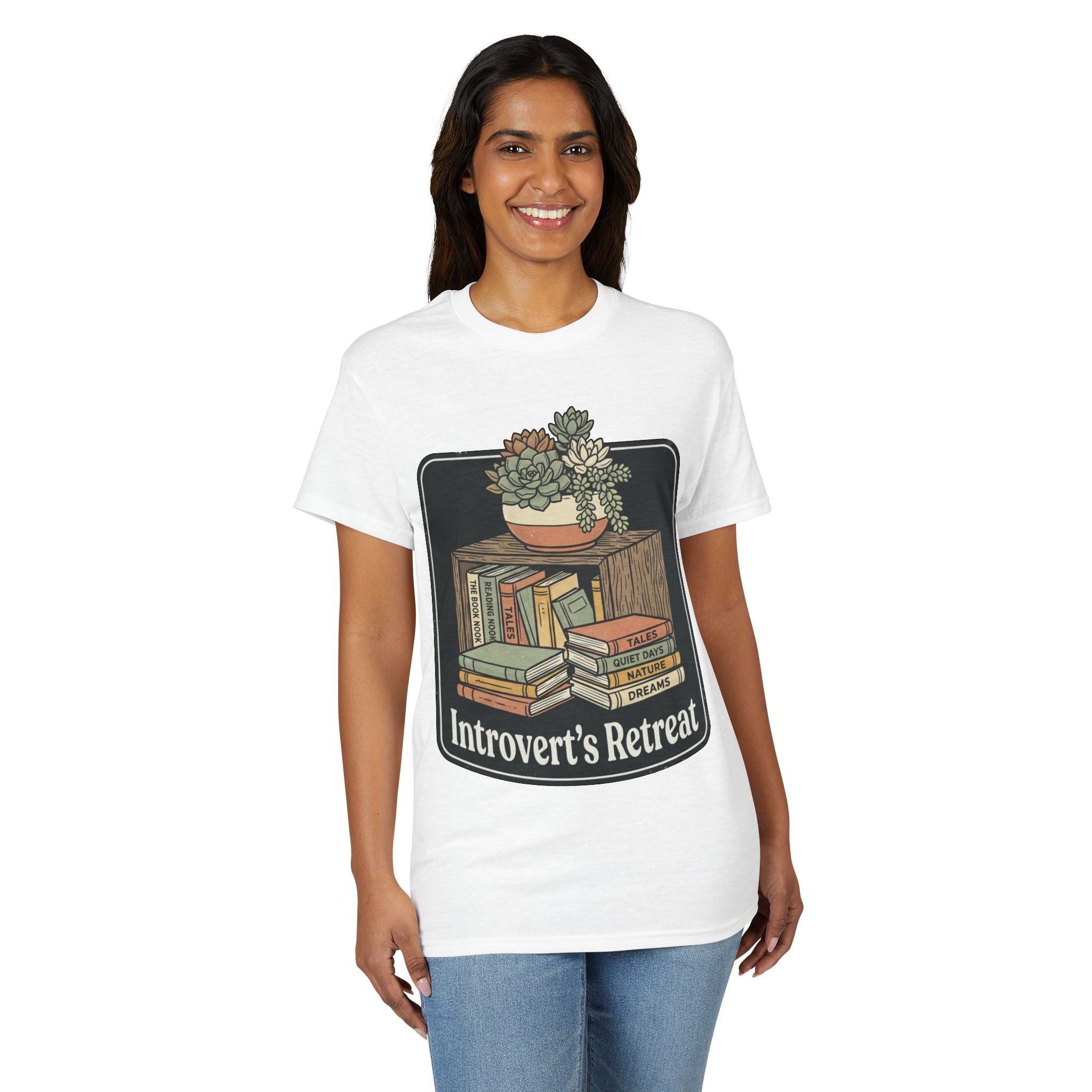 Introvert's Retreat T-Shirt — Cozy Book Lover Graphic Tee